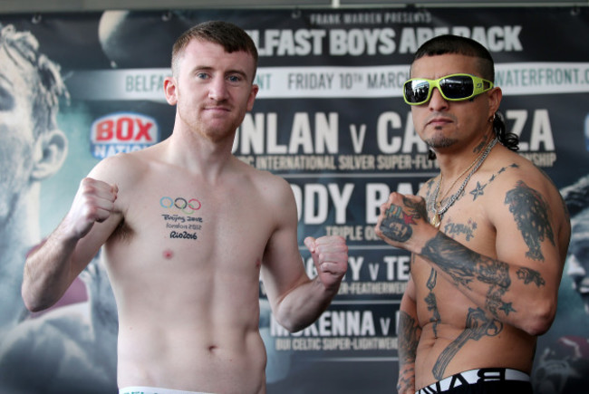 Paddy Barnes and Adrian Dimas Garzon