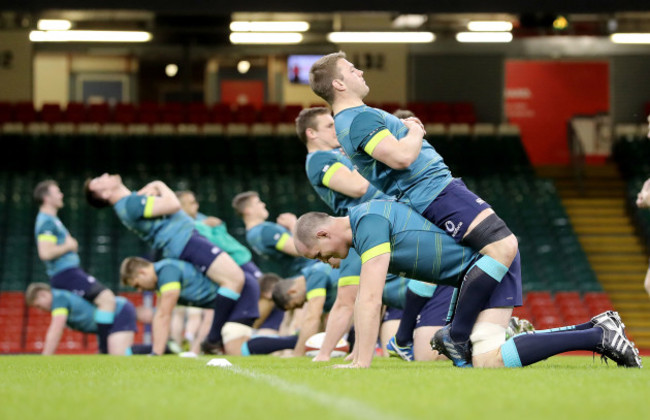 Devin Toner and Sean O'Brien