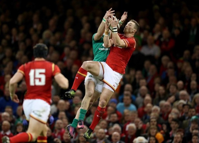 Robbie Henshaw with George North