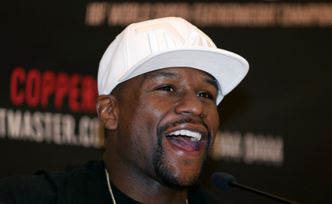 Floyd Mayweather Jr Press Conference - Savoy Hotel