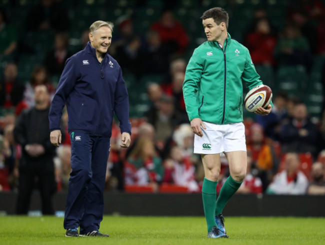 Joe Schmidt and Jonathan Sexton