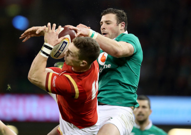 Robbie Henshaw with George North