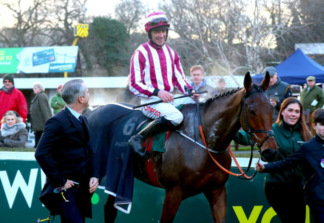 Davy Russell with Noble Endeavor after winning
