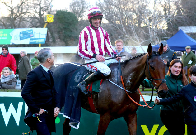 Davy Russell with Noble Endeavor after winning