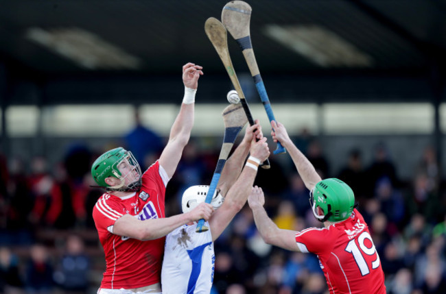 Shane Fives with Seamus Harnedy and Michael Cahalane