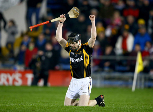 Tony Kelly celebrates at the final whistle