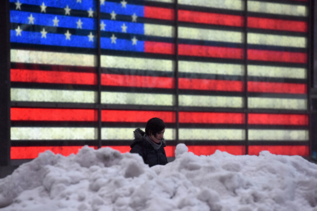 NY: Winter Storm Stella Sweeps Through New York City