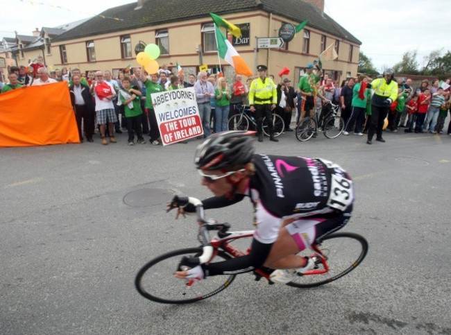 Peter Williams passes through Abbeydorney