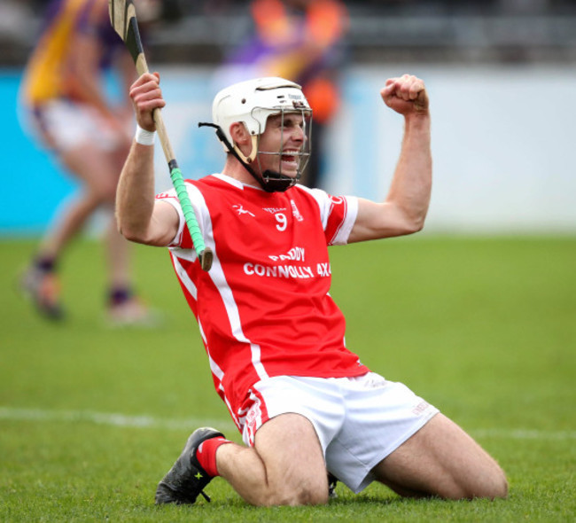 Darragh O'Connell celebrates at the full time whistle