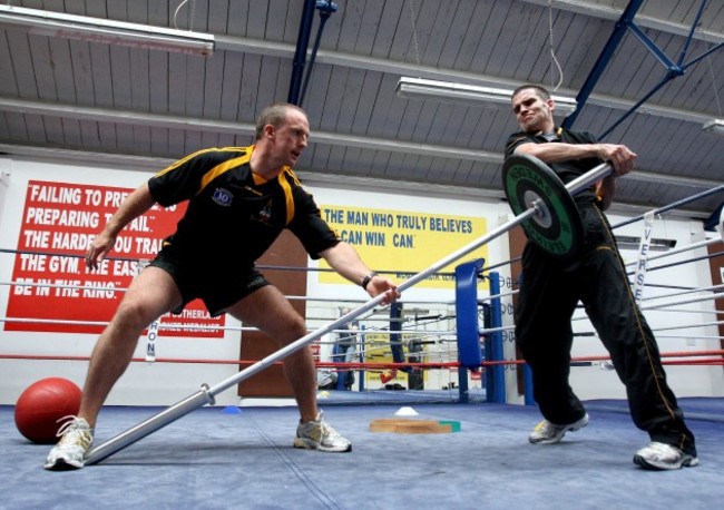 Mike McGurn and Bernard Dunne