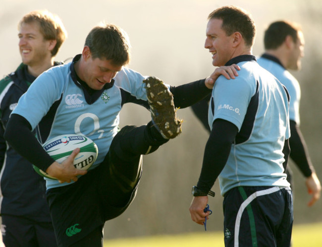 Ronan O'Gara and Mike McGurn