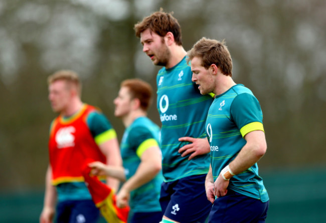 Iain Henderson and Kieran Marmion