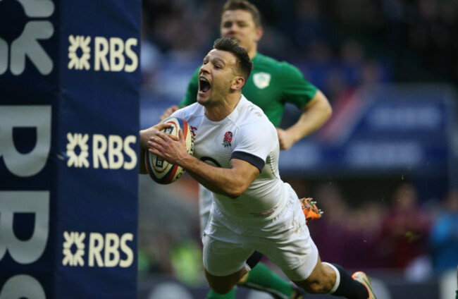 Danny Care scores a try