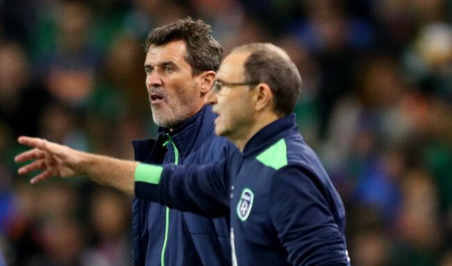 Martin O'Neill and Roy Keane