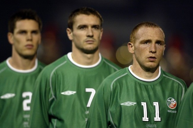 Steve Finnan Colin Healy and Glen Crowe 20/11/2002 DIGITAL