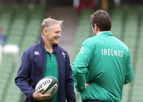 Joe Schmidt before the game