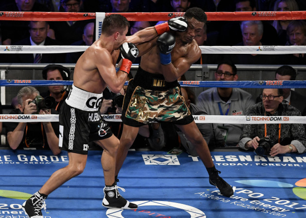 Boxing 2017 - Gennady Golovkin Beats Daniel Jacobs by Unanimous Decision