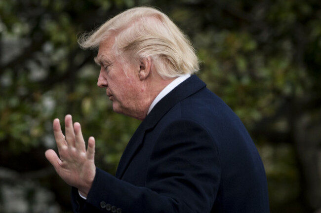 President Trump Returns to White House