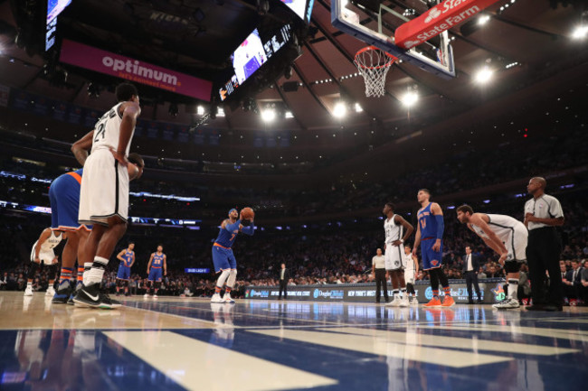 NBA: Brooklyn Nets at New York Knicks