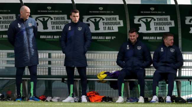 Seamus Coleman, Daryl Murphy and Jonny Hayes