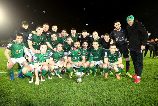 Cork celebrate winning The President's Cup