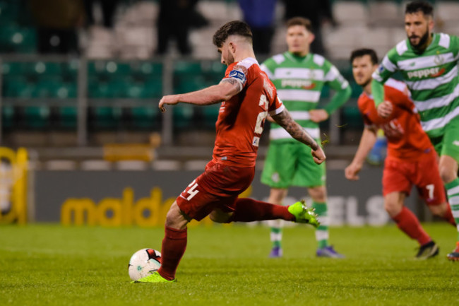 Sean Maguire scores a penalty and the winning goal