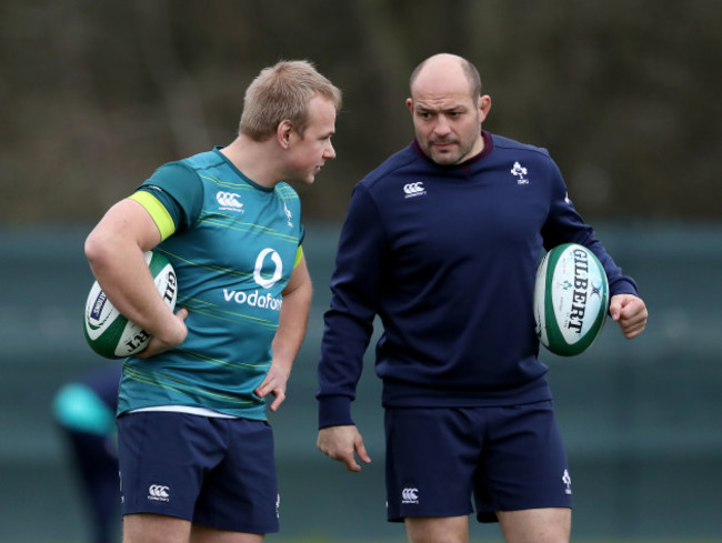 Luke Marshall and Rory Best