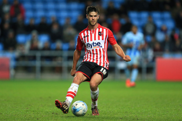 Soccer - Johnstone's Paint Trophy - Second Round - Coventry City v Exeter City - Ricoh Arena