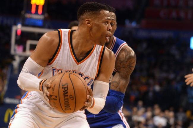 NBA: Philadelphia 76ers at Oklahoma City Thunder