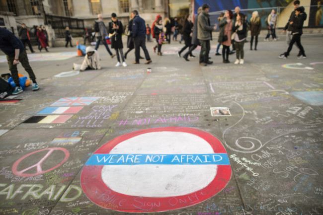 London terrorist attack - vigil