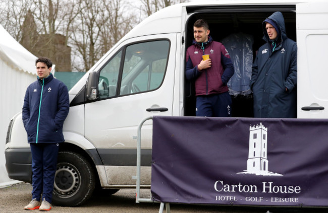 Joey Carbery, Tieran O’Halloran and Dan Leavy