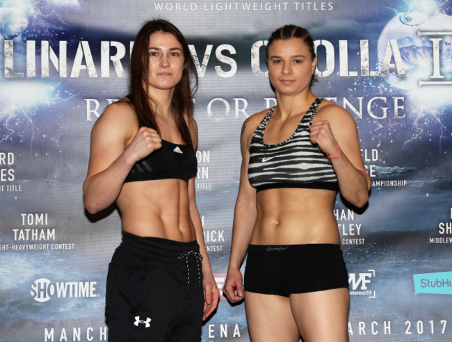 Katie Taylor with Milena Koleva