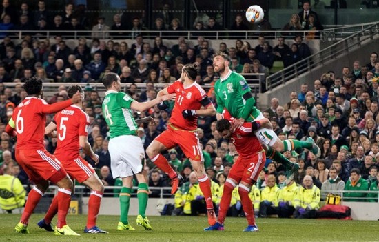 Richard Keogh with Chris Gunter