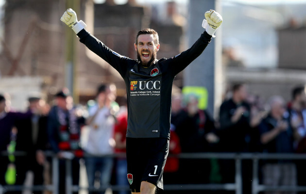 Mark McNulty celebrates his side's first goal