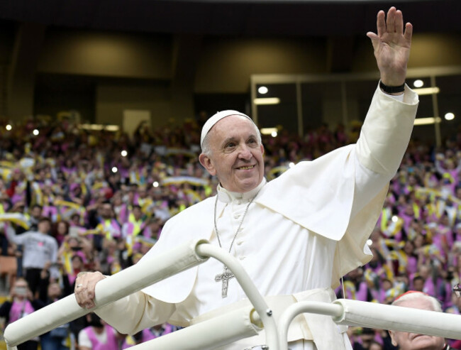 Pope Francis one day visit in Milan- Italy