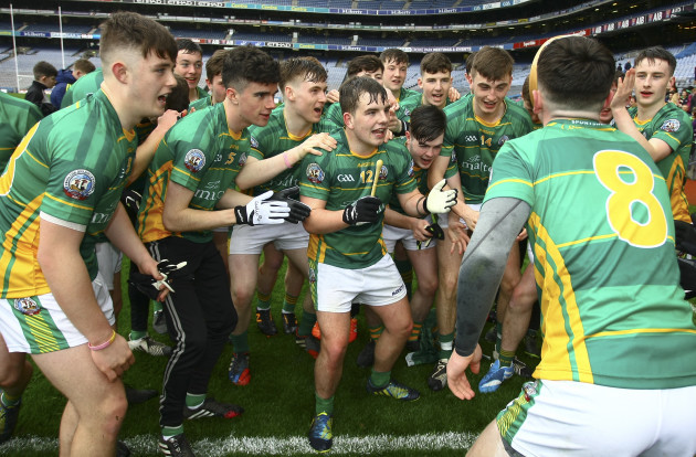 Peter McCarthy leads the celebrations for St Brendans