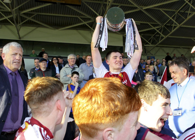 Paddy Cadell lifts the Croke Cup
