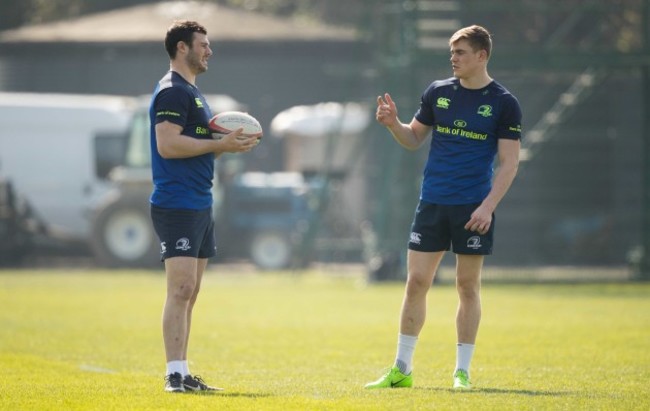 Robbie Henshaw with Gary Ringrose