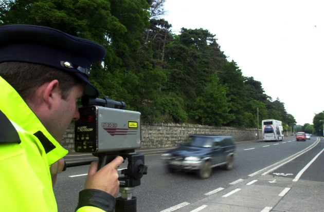 GARDAI SPEEDING CARS CAMERAS ROAD SAFETY DANGEROUS DRIVING CHECKPOINTS