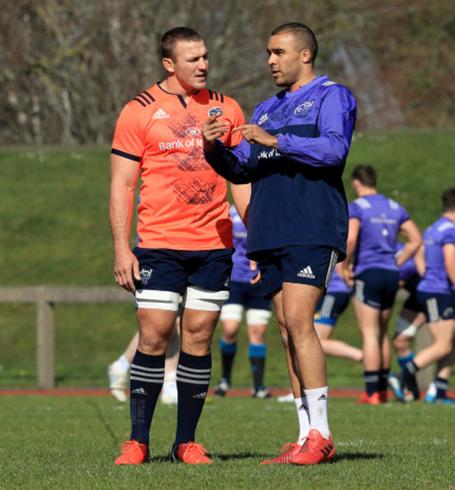 Jean Deysel with Simon Zebo