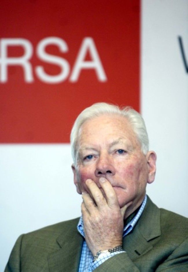 File Photo: Broadcaster Gay Byrne has announced that he is going inot hospital for cancer tests.