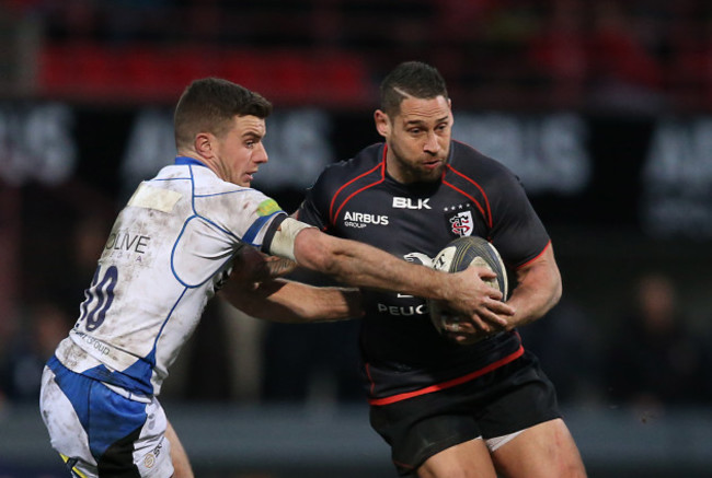 Bath’s George Ford and Toulouse’s  Luke McAlister