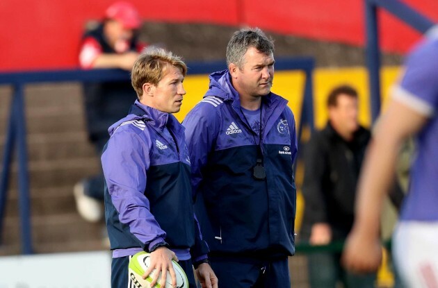 Munster’s Jerry Flannery and Anthony Foley