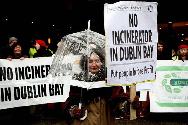 Irish incinerator protest