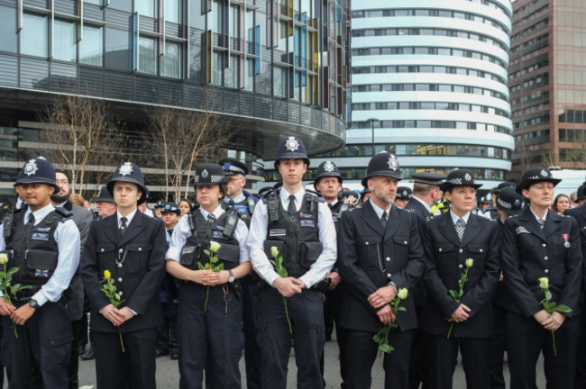 United Kingdom: A Vigil And Minute's Silence To Remember The Victims Of Last Week's Westminster Terrorist Attack