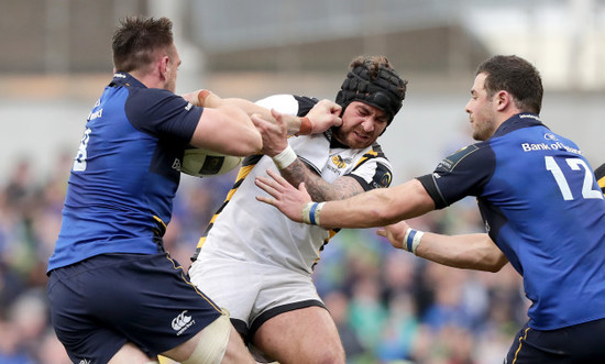 Jack Conan and Robbie Henshaw with Danny Cipriani