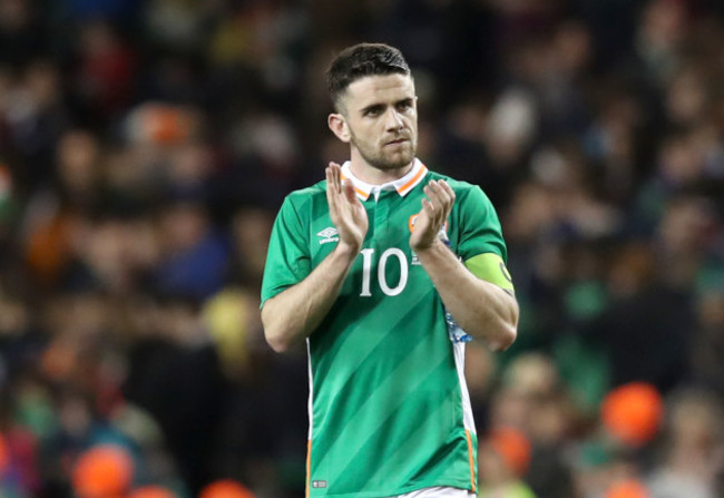 Robbie Brady dejected