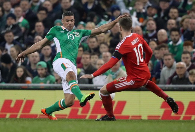 Republic of Ireland v Wales - 2018 FIFA World Cup Qualifying - Group D - Aviva Stadium