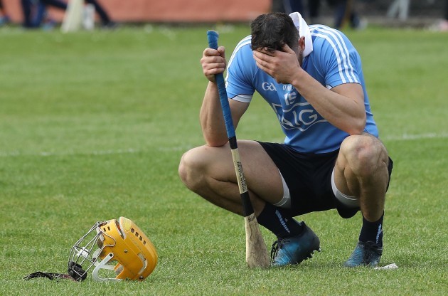 A dejected Eamon Dillon after the game