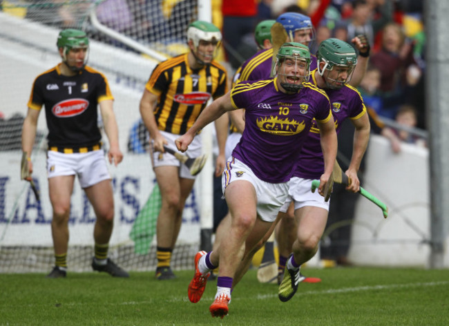 Conor McDonald celebrates scoring his sides second goal